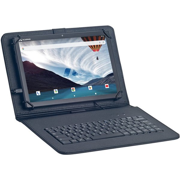 Acepad A151T Full-HD, LTE+WLAN Tablet mit Tastatur Tablet (10.1", 128 GB, Android, 4G (LTE), bis zu 18GB RAM, 10", FHD 1920x1200, Android 16, mit USB-Tastatur)