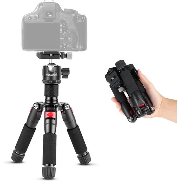 Neewer TP-AAM521 50cm Mini Tischstativ mit 360° Kugelkopf für DSLR Kameras Dreibeinstativ (Desktop Reisestativ mit 1/4" Arca Type QR Plate max Belastung 5kg)