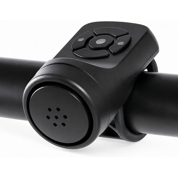 StellarLuma Fahrradklingel Fahrradklingel Fahrradhupe elektronisch für Fahrräder E-Bike E-Scooter, Kompakte E-Klingel mit starkem Signal, USB-Ladung und Wetters