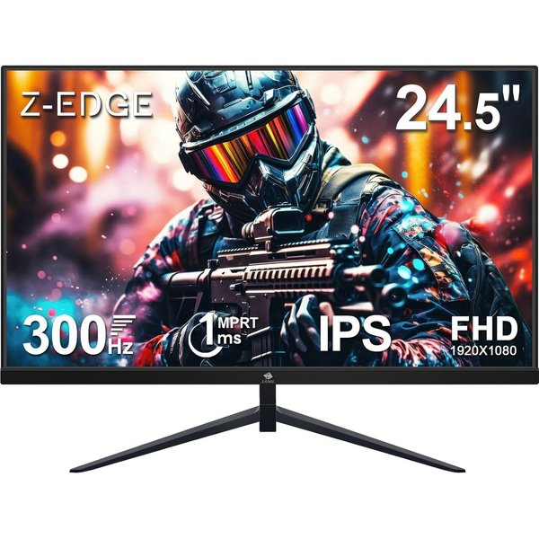 Z-EDGE 24.5" 300Hz (DP) IPS FHD LED 1ms 300cd/m² 16:9 Gaming-Monitor (62,2 cm/24.5 ", 1920 x 1080 px, Full HD, 1 ms Reaktionszeit, 300 Hz, IPS)