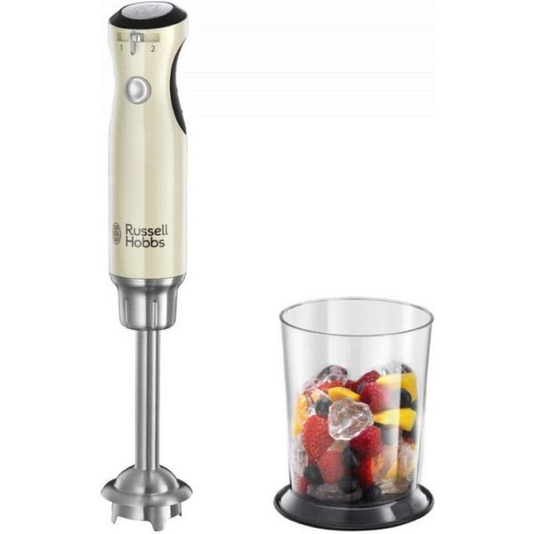 RUSSELL HOBBS Stabmixer Retro Vintage Cream Hand Blender Stabmixer