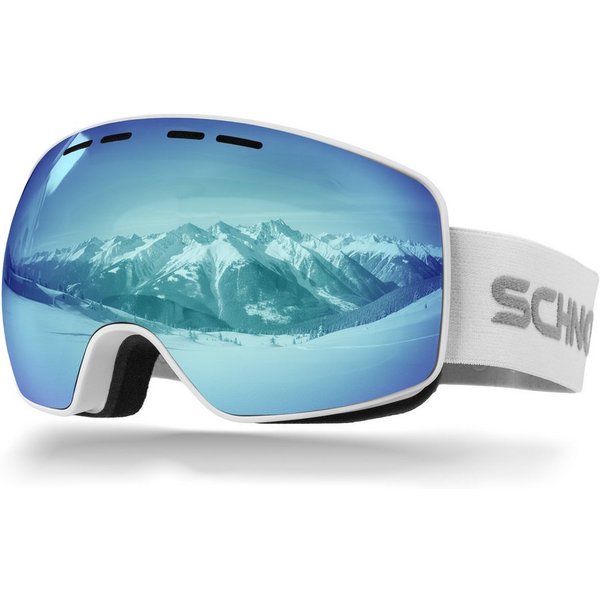 SCHNORR Sportbrille Schnorr Skibrille Ventra - Sphärisch, Eis Blau (S3), Full REVO, Anti, (1-St), Full REVO-Beschichtung Eis Blau (S3)