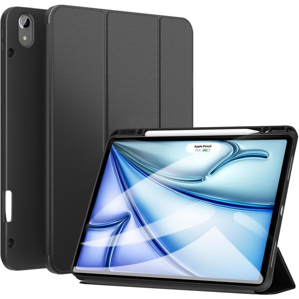 ZtotopCases Tablet-Hülle iPad Air 13 Zoll M3/M2 Hülle mit Standfunktion und Pencil Halter 12,9 – 13,0 Zoll, Ultradünne iPad Hülle mit Pencil Halterung und Trifo