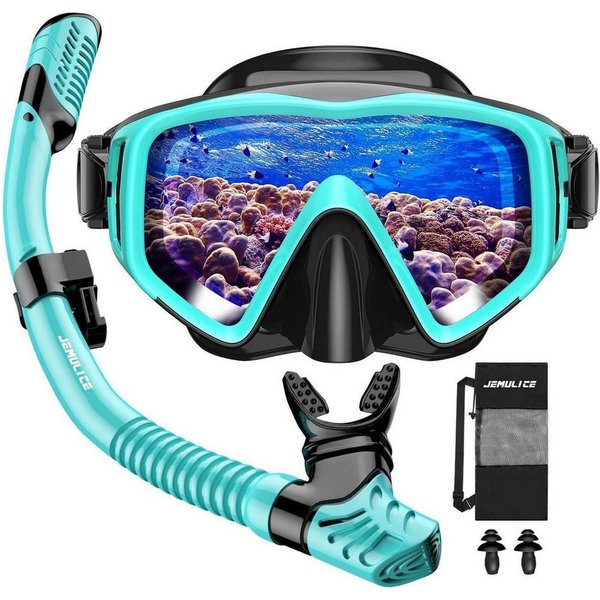 LuxusKollektion Tauchset Schnorchelset Erwachsene Taucherbrille Dry Schnorchel Anti-Leck