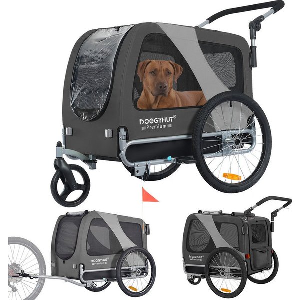 TIGGO Fahrradhundeanhänger DOGGYHUT® Hundefahrradanhänger Hundeanhänger Fahrradanhänger