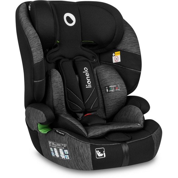 lionelo Autokindersitz LEVI ONE I-SIZE, ab: 12 Monaten, bis: 12 Jahren, ab: 76,00 cm, bis: 150,00 cm, (Set), i-Size R129 / Memory Foam / Dri-Seat