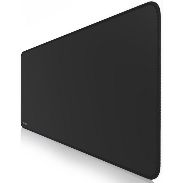 Titanwolf Gaming Mauspad XXXL Speed Mousepad 1000 x 400 x 3 mm, große Tischunterlage (1-St), rutschfest, abwaschbar, Geschwindigkeit & Präzision, schwarz