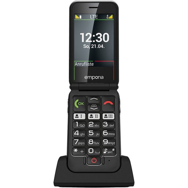 Emporia JOY-LTE (2025) Seniorenhandy (Seniorenhandy, Einfache Bedienung, LTE & Bluetooth Konnektivität)
