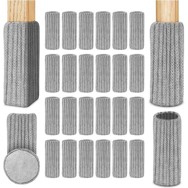 Blusmart Stuhlsocke 12/24-teilige Stuhlbeinkappe, (Hochelastische Möbelsocken, 1 St), Stuhlbeinschoner( Möbel, Stuhlbeine, Tisch)