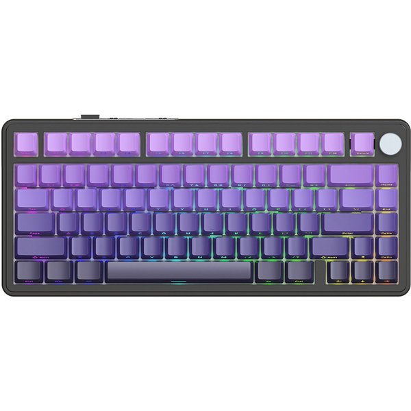 ATTACK SHARK ATTACK SHARK X85 Tri-Mode Gasket Mechanische Tastatur mit Knopf Gaming-Tastatur