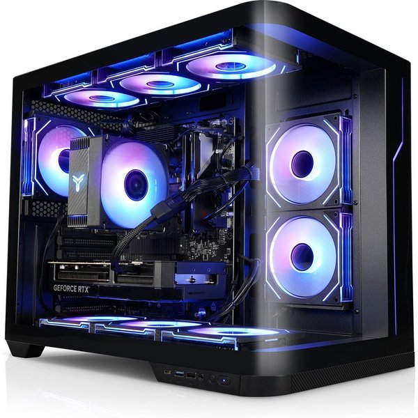 Kiebel Panorama Curve Gaming-PC (AMD Ryzen 7 AMD Ryzen 7 5700X, RTX 5060 Ti, 32 GB RAM, 1000 GB SSD, Luftkühlung, ARGB-Beleuchtung, WLAN)