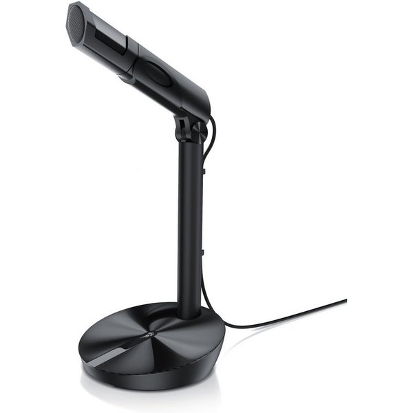 CSL Streaming-Mikrofon USB Desktop Mikro mit Windschutz RMP 800 Tischmikrofon / Standmikrofon (1-tlg), für Podcast, Streaming, Videocalls und Gaming, Plug and P