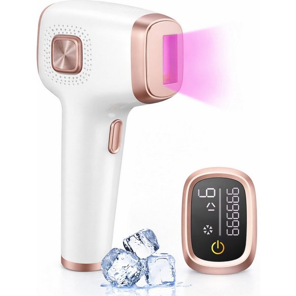 Futicare IPL-Haarentferner mit Gefrierfunktion, 9 Energiestufen, Auto & Manuell, LCD-Display, 999.999 Blitze für Zuhause Lichtimpulse