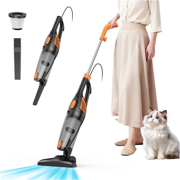 Yoimoimo Akku-Hand-und Stielstaubsauger Hand-und Stielstaubsauger Staubsauger mit Kabel 4 in 1