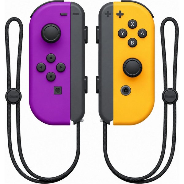 Blossom Switch Controller kabellos 2er Set, Joy-Con kompatibel 6-Achsen-Sensor Controller (Linker und rechter Controller mit Vibration, Handschlaufen Ruhemodus)