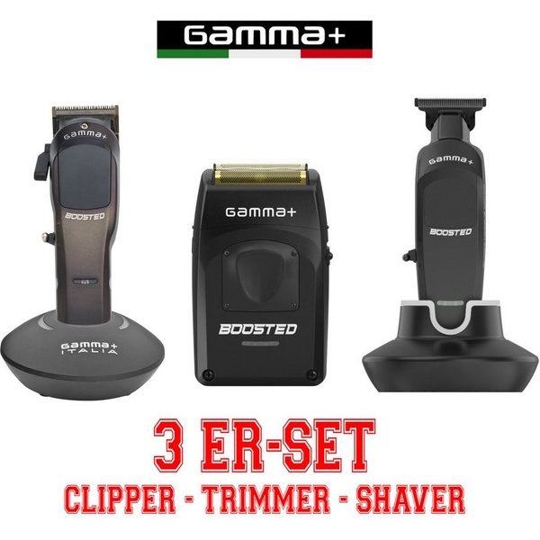 GAMMA+ Haarschneider Gamma+ Boosted Clipper + Boosted Trimmer + Boosted Shaver