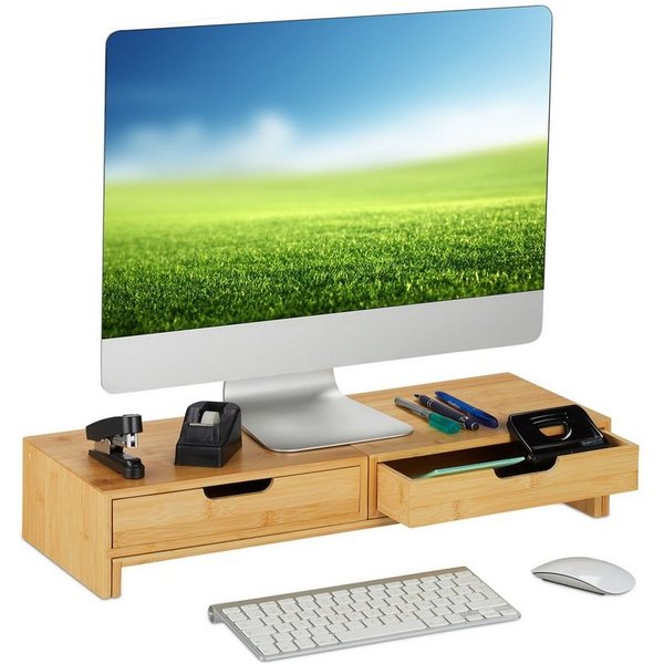 relaxdays Monitorständer für 2 Monitore, (1-tlg)