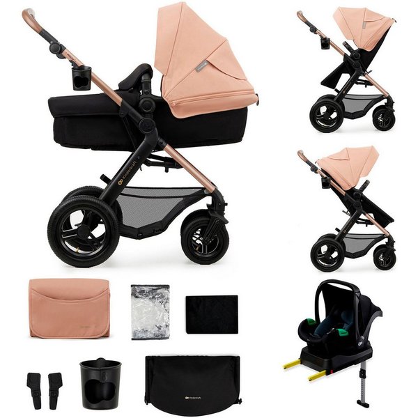 Kinderkraft Kombi-Kinderwagen MOOV 2 4in1 AIR, (Set), mit Luftreifen