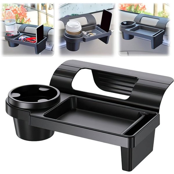 SURFOU Becherhalter Getränkehalter Auto Organizer Multifunktionale Aufbewahrungsbox, (Becherhalter Kaffeehalter Flaschenhalter Pommes Burger Cola Halter), Für A