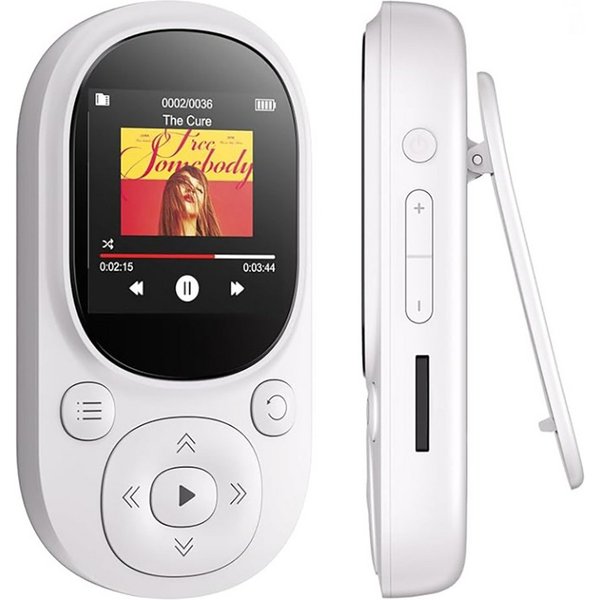 Lisabonde MP3-Player Bluetooth 5.3 64GB mit Clip & FM-Radio Sport MP4-Player (64 GB, Bluetooth 5.3)