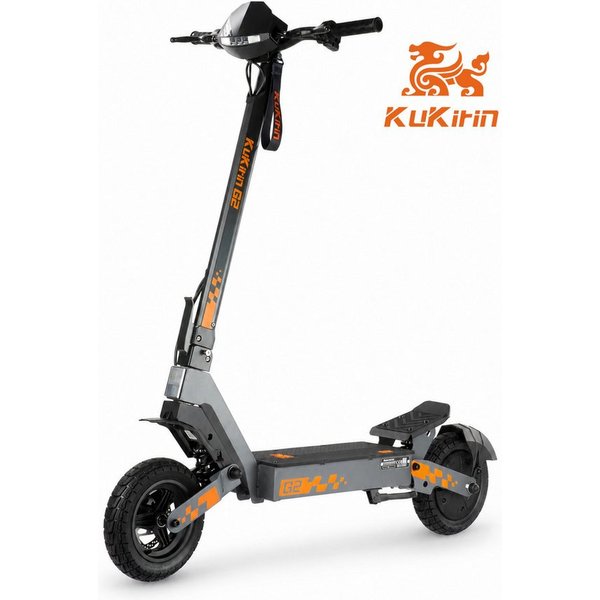 ZWHEEL E-Scooter KuKirin G2 E-Scooter 800W 48V 15.6Ah 55km 45km/h 10 Zoll klappbar, Federgabelung Dualfederung LED Display Scheibenbremse IPX4 Akku