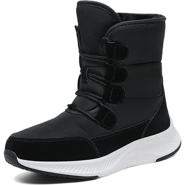 HUSK'SWARE Schneeschuhe Bequeme Damen-Winter-Schneestiefel (Warme Wanderschuhe, High-Top-Schuhe), Warme gefütterte Damen-Winterstiefel – ideal für kalte Tage