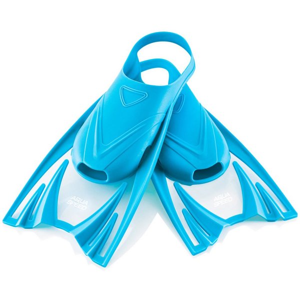 Aqua Speed Flosse Kurze Schwimmflossen für Kinder Mädchen Jungen, perfekt für erste Schwimmerlebnisse im Pool, Meer oder See