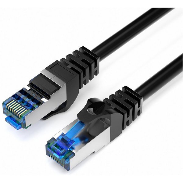 JAMEGA CAT 7 Patchkabel Ethernet RJ45 Netzwerkkabel Rohkabel LAN Kabel LAN-Kabel, CAT.7, RJ-45 Stecker (Ethernet) (100 cm)