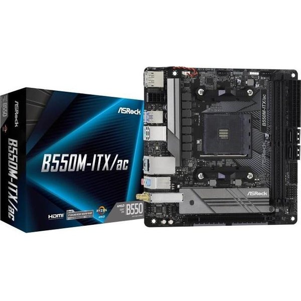 Asrock ASRock B550M-ITX/ac 90-MXBDH0-A0UAYZ Mainboard