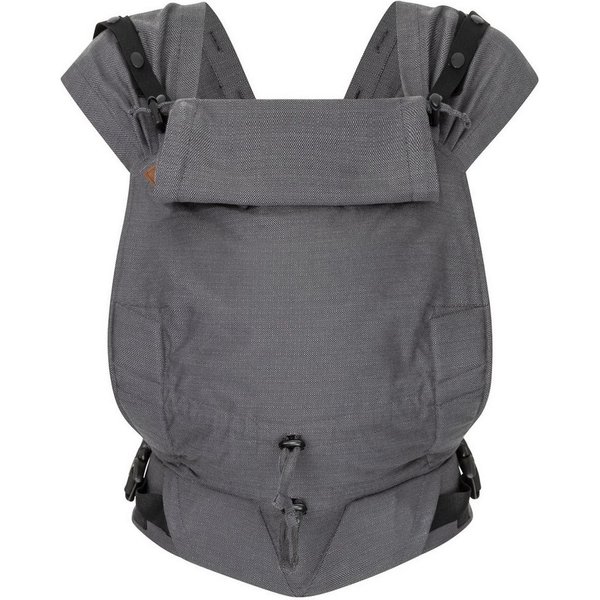 Hoppediz Babytrage Primeo, ab Geburt (2,5 kg) Bauchtrage & Rückentrage aus 100 % Bio-Baumwolle