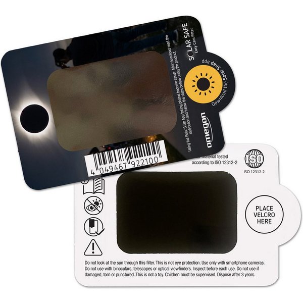 Omegon Teleskop Omegon Sonnenfilter Solar Safe Easy Cam Filter