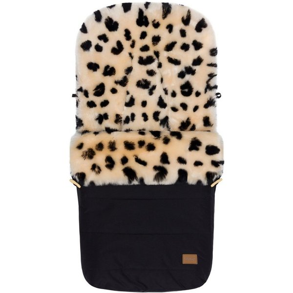Fillikid Fußsack Winterfußsack Bernina Lammfell Exklusiv, Warmer Winterfußsack mit echtem Merino-Lammfell wasserabweisend und