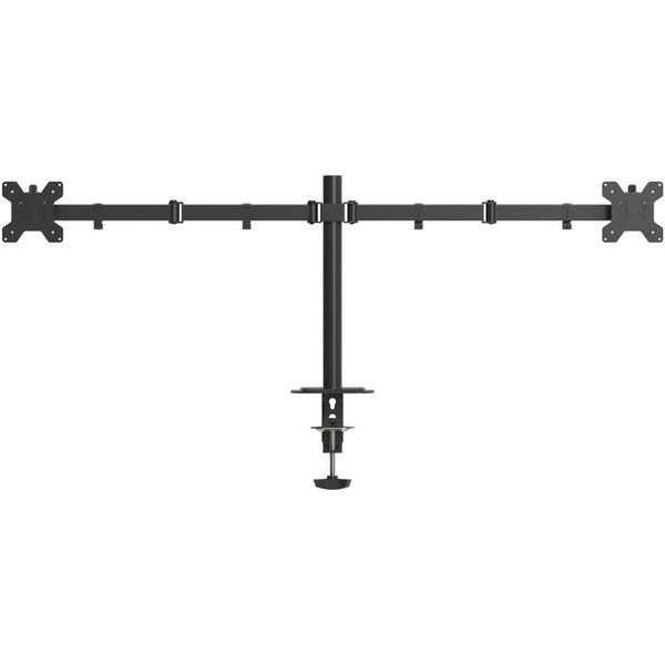 LMG Germany Monitor-Halterung Monitorhalterung für 2 Monitore bis 32 Zoll, 10 kg, 2 Arme, flexibel, (bis 32 Zoll, 2 Monitore, neigbar, höhenverstellbar, stabil,