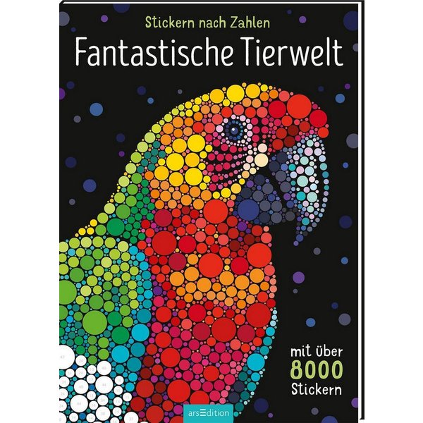 Stickern nach Zahlen – Fantastische Tierwelt / diverse