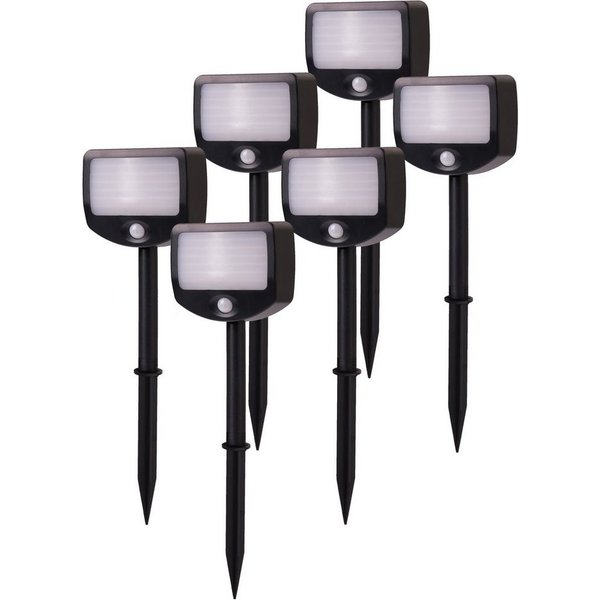 Northpoint Bewegungsmelder LED Batterie Strahler Fluter Sicherheitsleuchte 6er Set mit Funk
