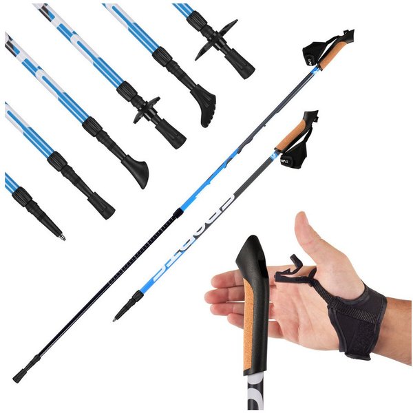 MSports® Nordic-Walking-Stöcke Nordic Walking Stöcke - Superleicht - Walking Sticks
