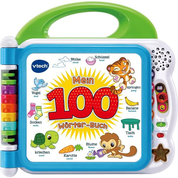 VTechBaby, Mein 100-Wörter-Buch, weiß, mit Licht und Sound
