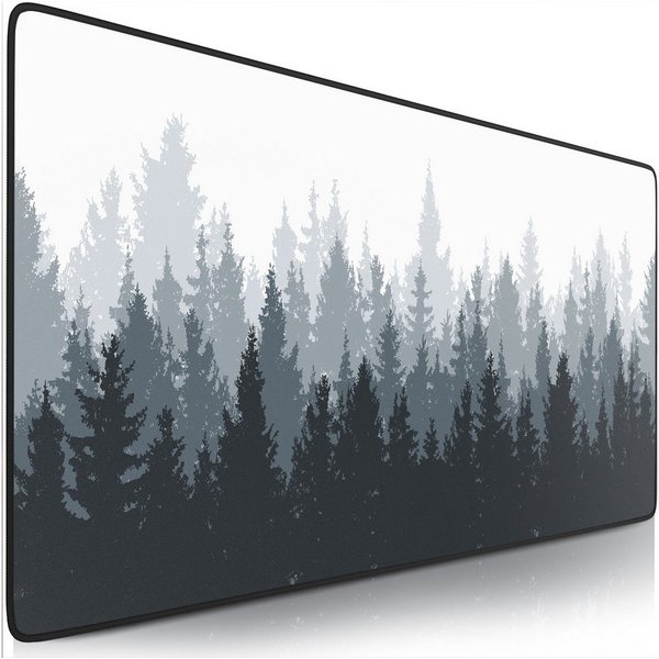 MAXLVL Gaming Mauspad 900 x 400mm - Fransenfreie Ränder - rutschfest (Großes Mousepad präzises und langlebiges Large Mouse Pad), Rutschfeste Schreibtischunterla