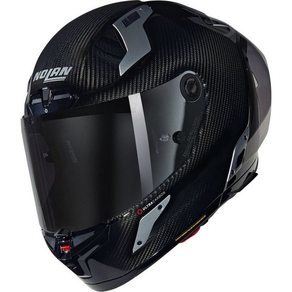 NOLAN Motorradhelm X-804 RS Ultra Carbon Argento Helm, Notfallsystem-polsterung (eqrs)