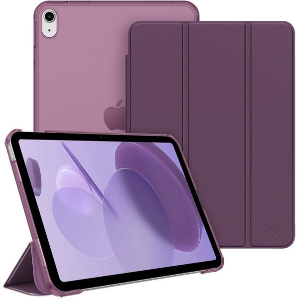 Fintie Tablet-Hülle für iPad 11. Generation 2025 (A16) 11 Zoll, iPad 10. Generation 2022 10.9 Zoll, Ultradünn Case mit transparenter Rückseite Abdeckung, Auto S