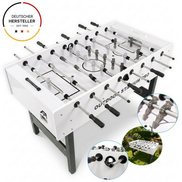 FASports Kickertisch Outdoor Stadium Pro, wasserfester Fußballtisch, Kicker Outdoor/Indoor (WM-Deal zur Fußball WM 2026, 1-tlg., Turniergröße, Outdoor-Tischkick