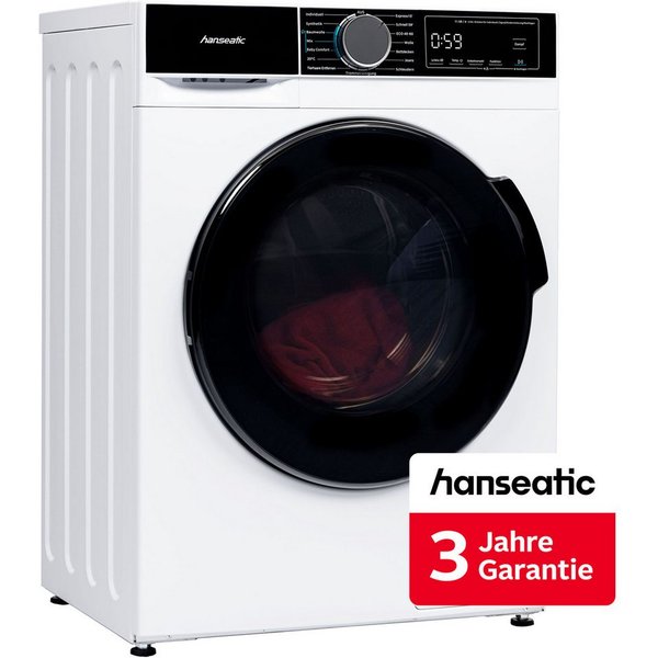 Hanseatic Waschmaschine HWMA714B, 7 kg, 1400 U/min, inkl. 3 Jahre Herstellergarantie