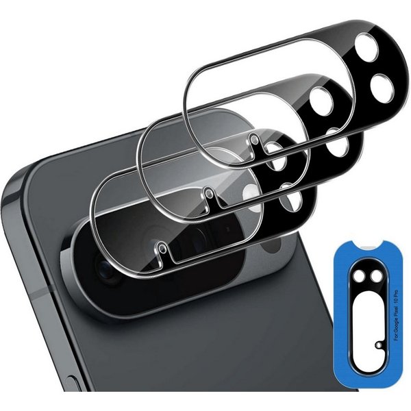 SmartUP Displayschutzglas für Google Pixel 10 Pro XL Kamera Schutz Panzerfolie Linse Hartglas 3D für Für Google Pixel 10 Pro XL, kompletter Kameraschutz