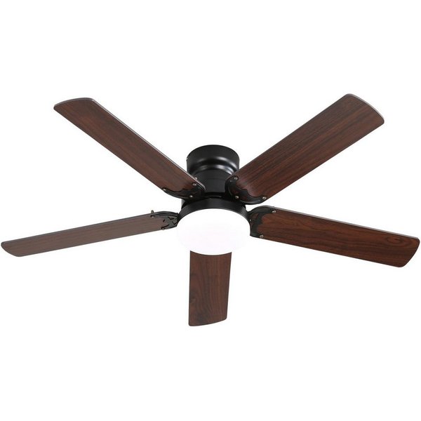 Sofucor Deckenventilator mit Licht, Fernbedienung, Zweifarbige Ventilatorflügel, 106,6cm, 106,6cm, 6 Geschwindigkeiten, Timer-Funktion