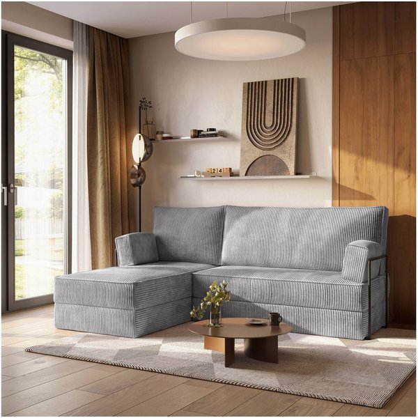 Masseno Ecksofa NOTIA modulares Boneless Sofa mit Schlaffunktion