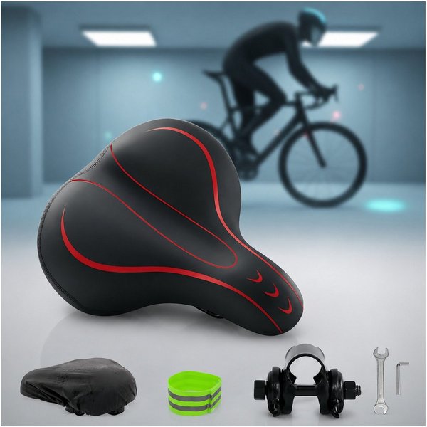 ibettertec Fahrradsattel Fahrradsattel Ergonomischer für Herren/Damen,Universeller Ersatzsattel (Universeller Ersatzsattel für Heimtrainer, MTB, E-Bike, Cityrad