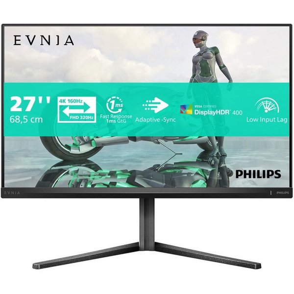 Philips 27M2N3800A Gaming-LED-Monitor (68,5 cm/27 ", 3840 x 2160 px, 4K Ultra HD, 1 ms Reaktionszeit, 160 Hz, LED, Dual Frame, Pivot, Drehbar, Neigbar, Höhenver