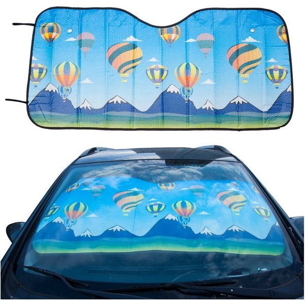 MORRENT Autosonnenschutz Frontscheibenabdeckung UV Sonnenschutz Windschutzscheibenabdeckung