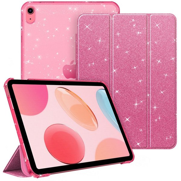 Fintie Tablet-Hülle für iPad 11. Generation 2025 (A16) 11 Zoll, iPad 10. Generation 2022 10.9 Zoll, Ultradünn Case mit transparenter Rückseite Abdeckung, Auto S