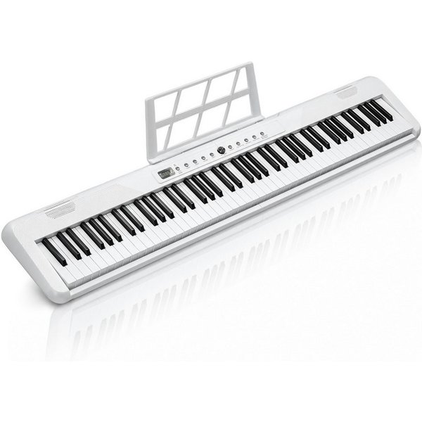 LALAHO Digitalpiano 88 Tasten E Piano halbgewichtete Tastatur Bluetooth, mit Aufnahmefunktion, Metronom & Stereolautsprechern
